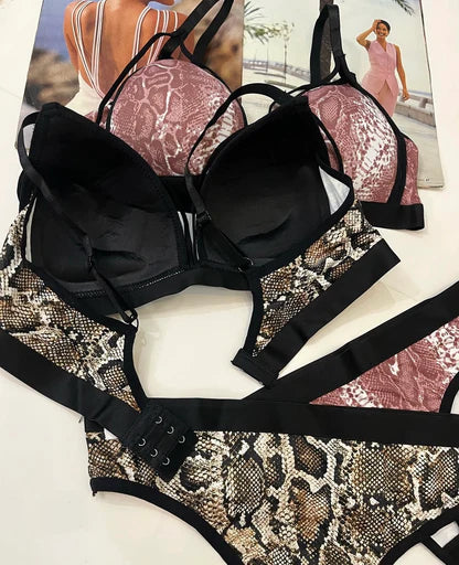 Snake Charm Bra Set (Free Size)