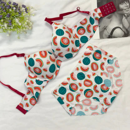 Fruit Cocktail Wired Bra Set