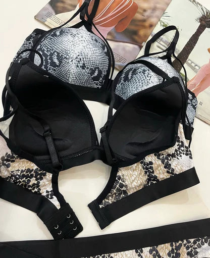 Snake Charm Bra Set (Free Size)