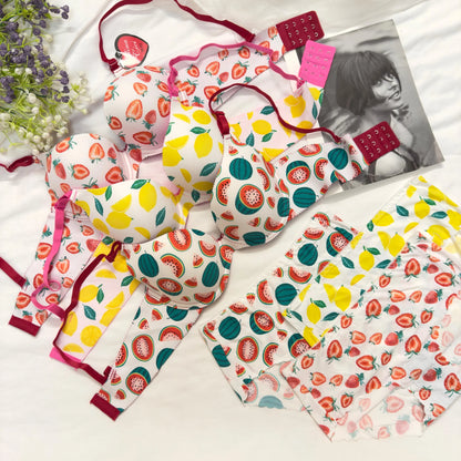 Fruit Cocktail Wired Bra Set