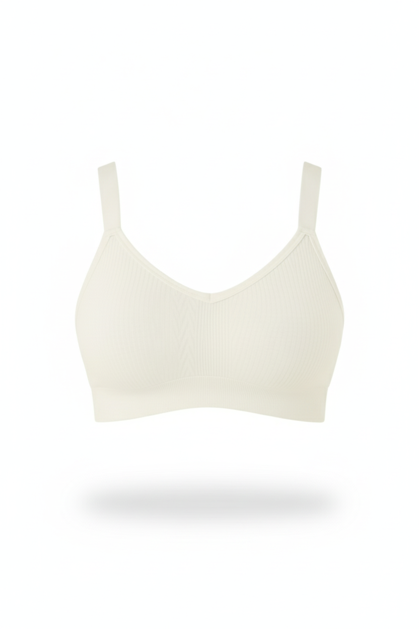V-Neck Seamless Sports Bra