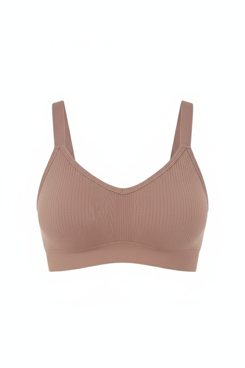V-Neck Seamless Sports Bra