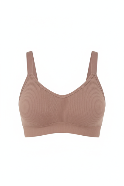 V-Neck Seamless Sports Bra