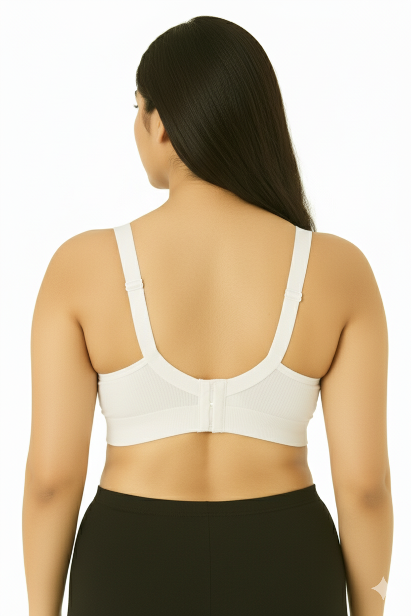 V-Neck Seamless Sports Bra