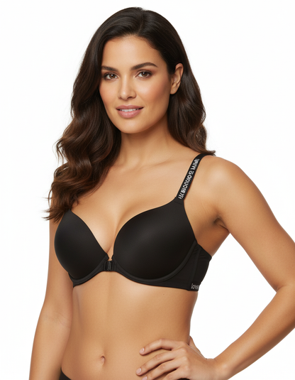 LushFit Front-Closure Padded Bra – Smooth Comfort, Everyday Support
