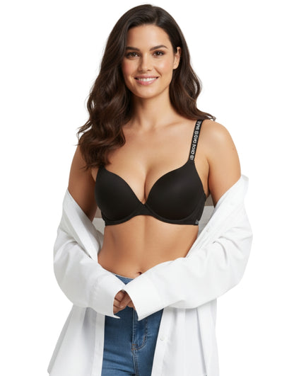 LushFit Front-Closure Padded Bra – Smooth Comfort, Everyday Support