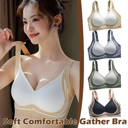 Imported premium soft stretch comfortable push up sports bra