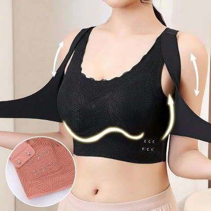 Front Open Full Coverage Lifting Bra Wireless Comfort Fit