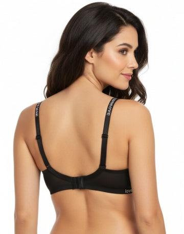 LushFit Front-Closure Padded Bra – Smooth Comfort, Everyday Support