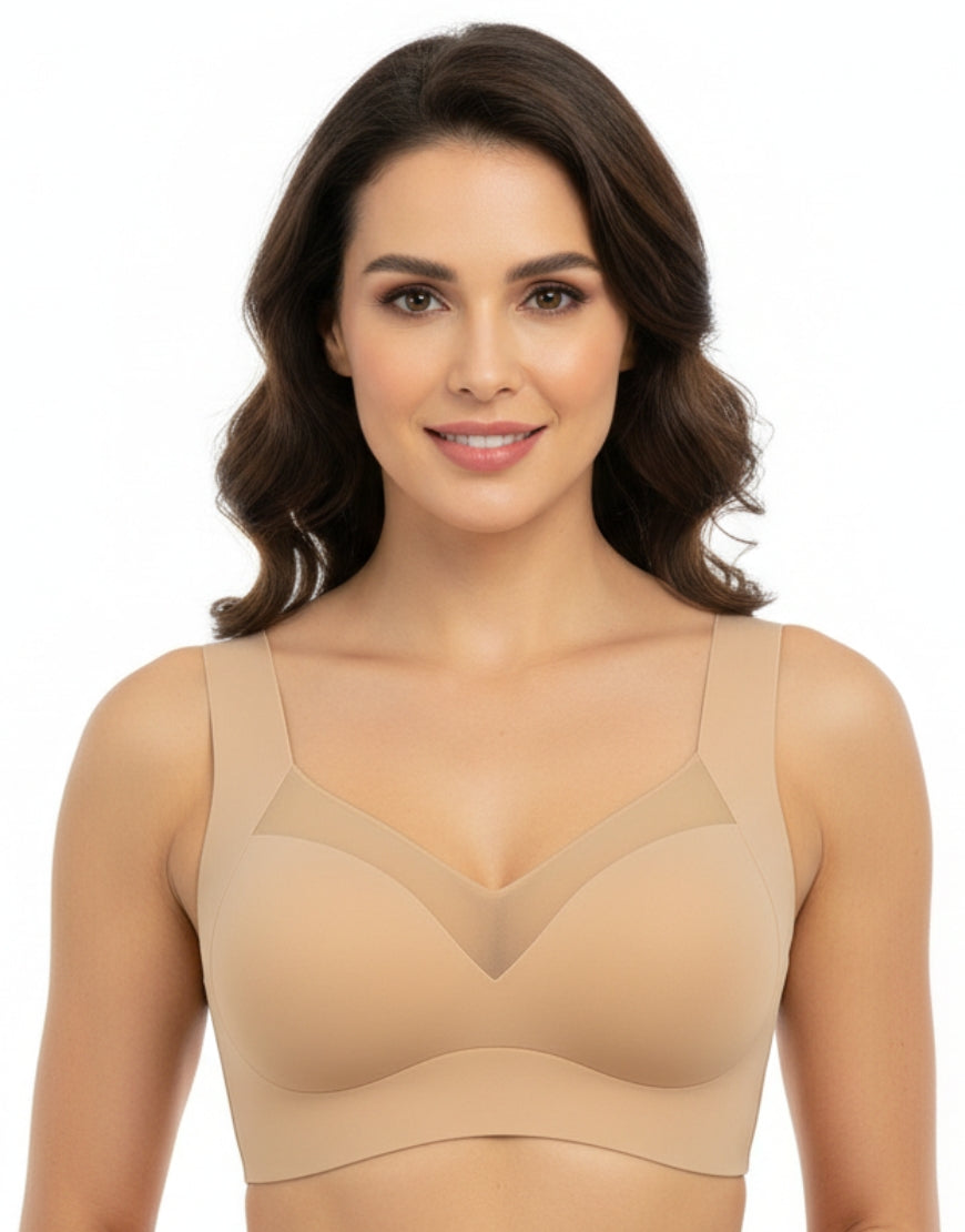 Seamless Wireless Full Coverage T-Shirt Bra