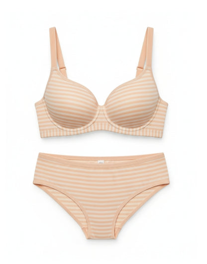 LushFit -Striped Seamless Bra Set