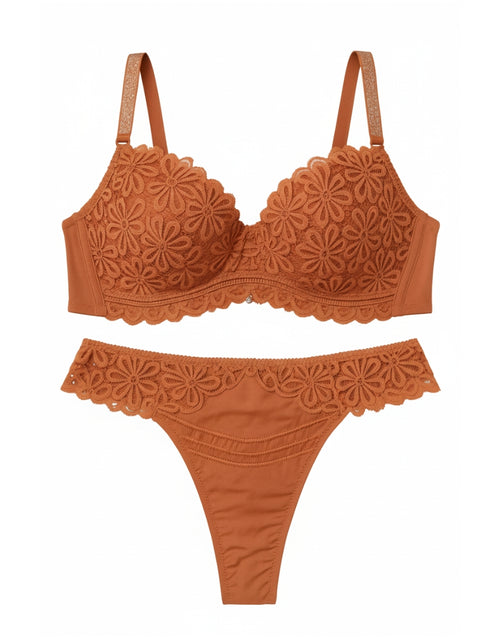 LushFit-Floral Lace Lingerie Set