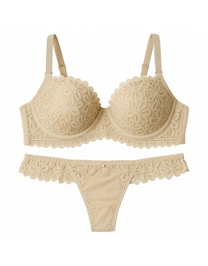 LushFit-Floral Lace Lingerie Set