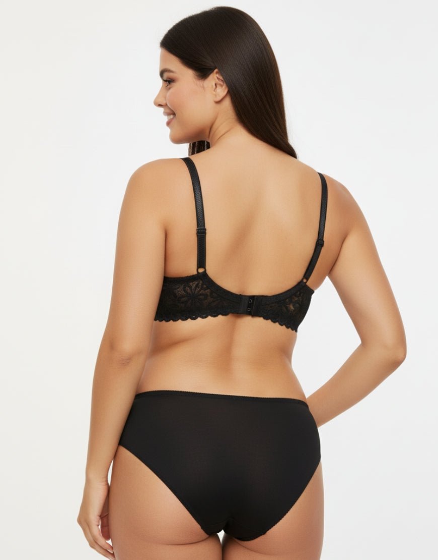 LushFit-Floral Lace Lingerie Set