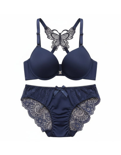 Butterfly Racerback Push-Up Bra & Penty Set