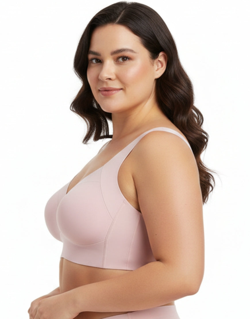 Seamless Wireless Full Coverage T-Shirt Bra