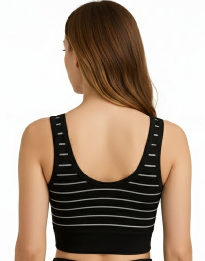 V-Neck Seamless Sports Bra