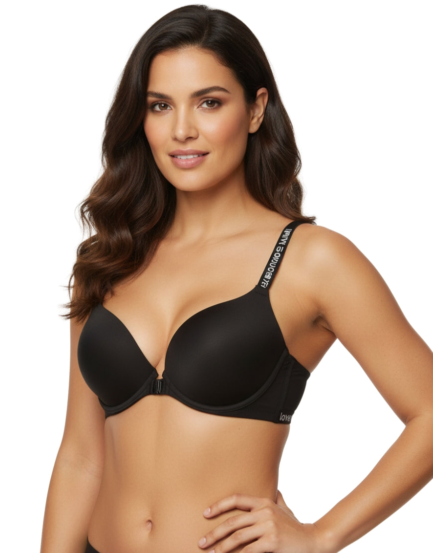 LushFit Front-Closure Padded Bra – Smooth Comfort, Everyday Support