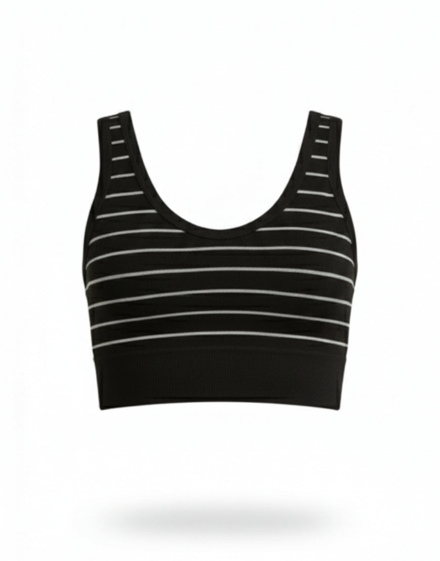 V-Neck Seamless Sports Bra