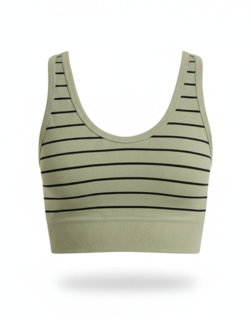 V-Neck Seamless Sports Bra