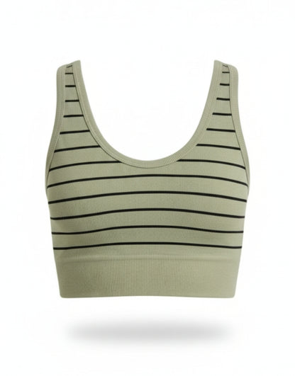 V-Neck Seamless Sports Bra