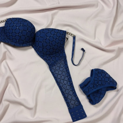 Cage Strap Push - Up Bra & Thong Set - LushFit