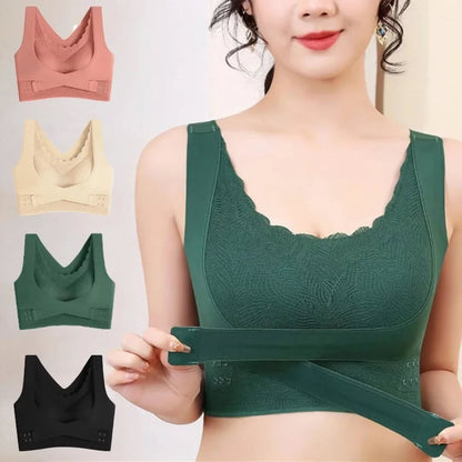 Front Open Full Coverage Lifting Bra Wireless Comfort Fit