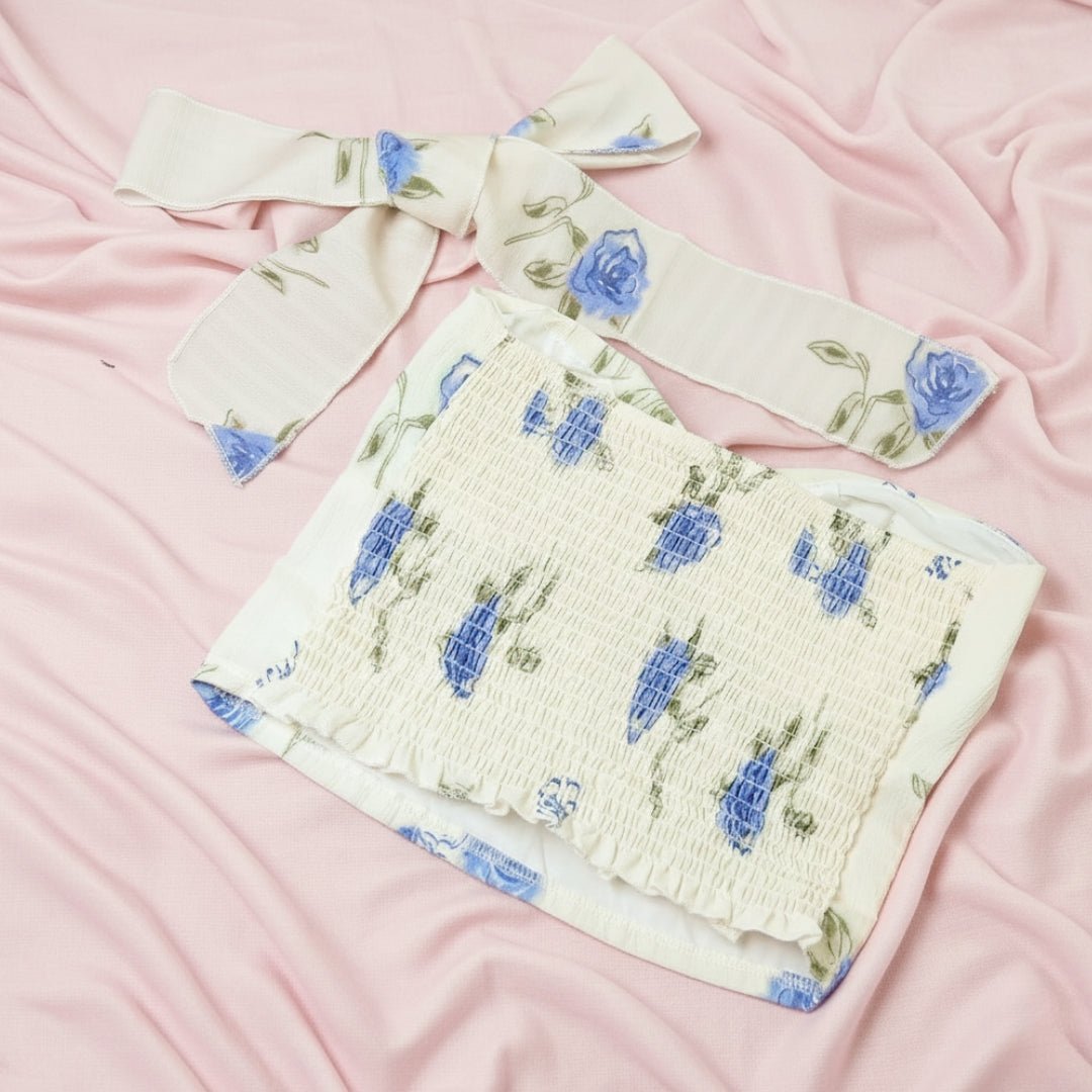 Floral Printed Thinpad Bralette (Branded) - LushFit