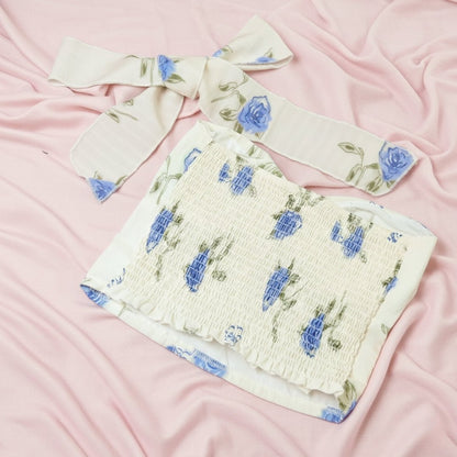 Floral Printed Thinpad Bralette (Branded) - LushFit