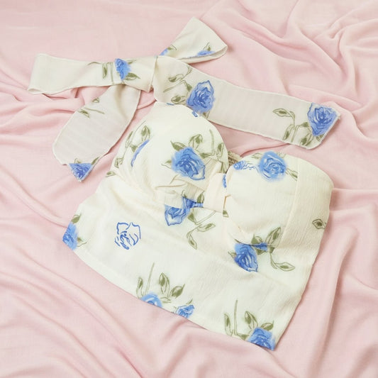 Floral Printed Thinpad Bralette (Branded) - LushFit