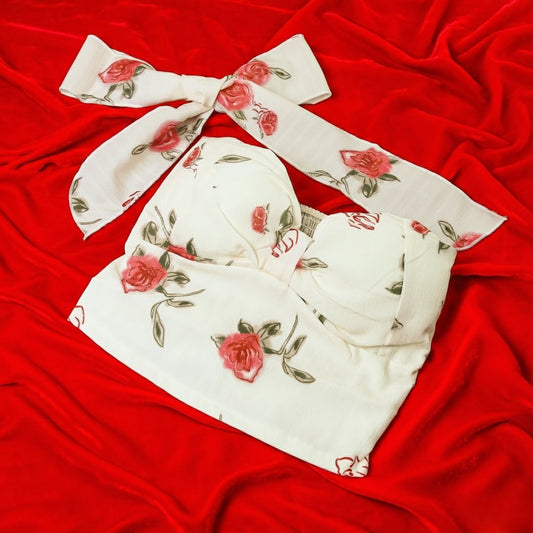 Floral Printed Thinpad Bralette (Branded) – Serenity Edition - LushFit