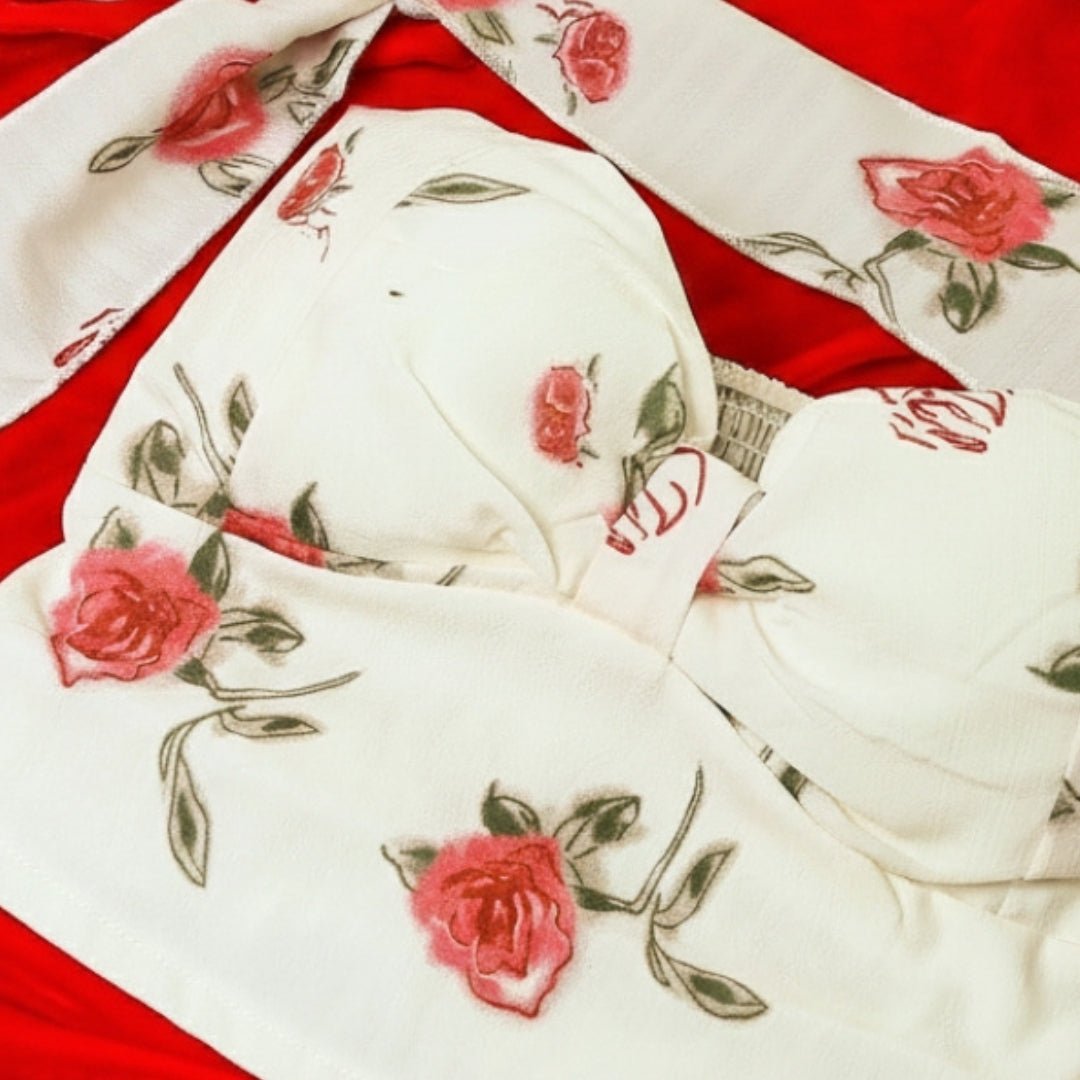 Floral Printed Thinpad Bralette (Branded) – Serenity Edition - LushFit
