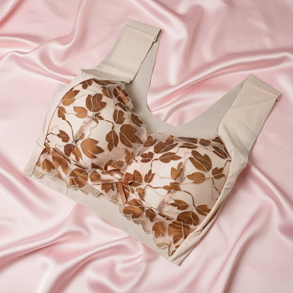 Thai Inspired Floral Net Thinpad Bra - LushFit