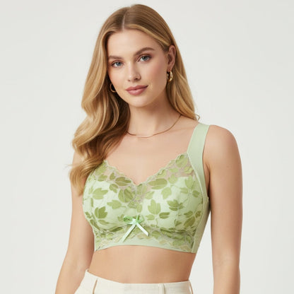 Thai Stuff Floral Net Thinpad Bra - LushFit