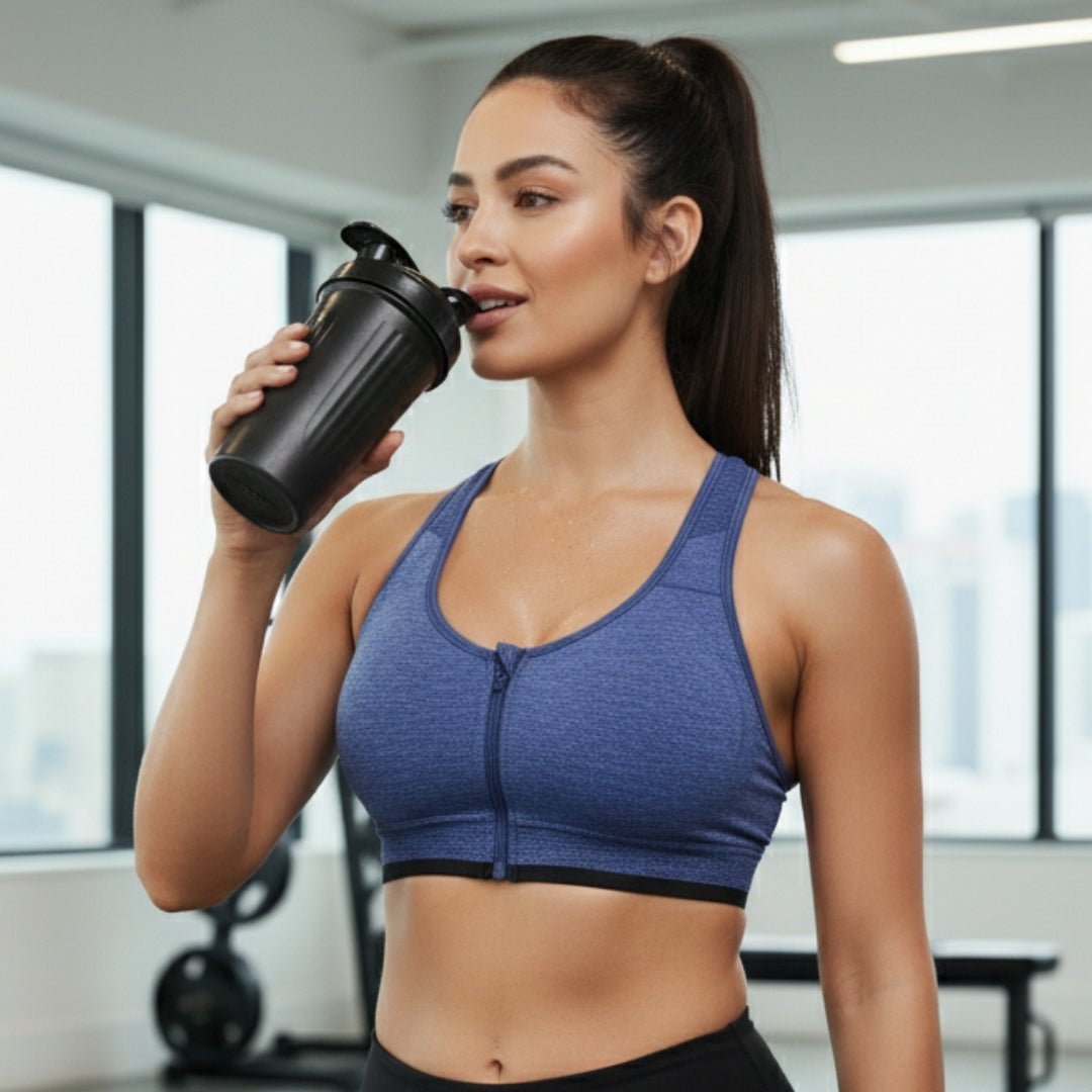 Zip - Up Active Sports Bra – Comfort & Support - LushFit