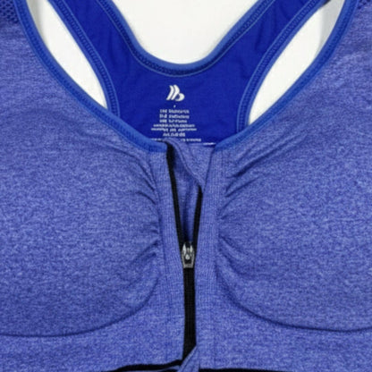 Zip - Up Active Sports Bra – Comfort & Support - LushFit