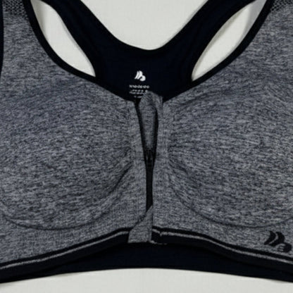 Zip Up Wire Free Sports Bra - LushFit